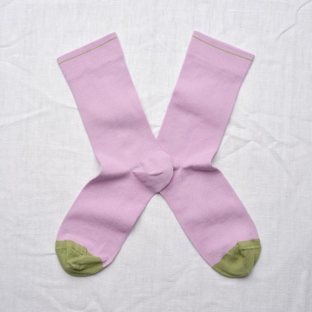 Plain Lavender Socks